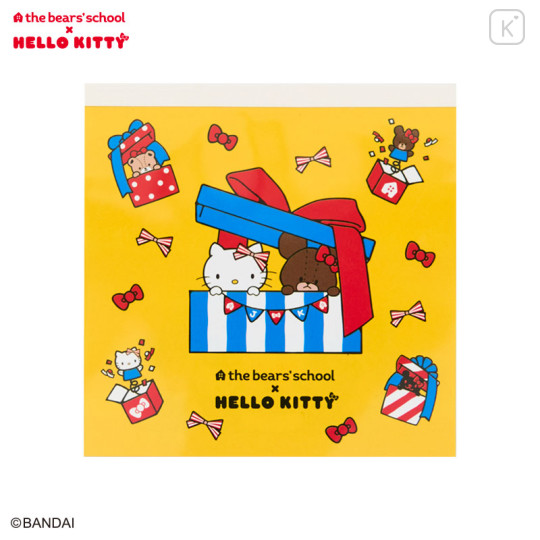 Japan Sanrio × The Bear's School Square Memo Pad - Hello Kitty : Yellow - 1