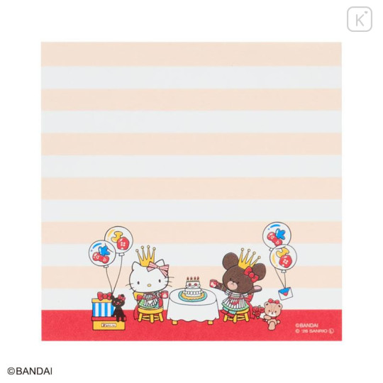 Japan Sanrio × The Bear's School Square Memo Pad - Hello Kitty : Yellow - 4