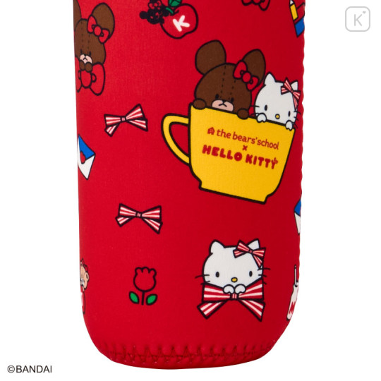 Japan Sanrio × The Bear's School Bottle Cover - Hello Kitty : Red - 3
