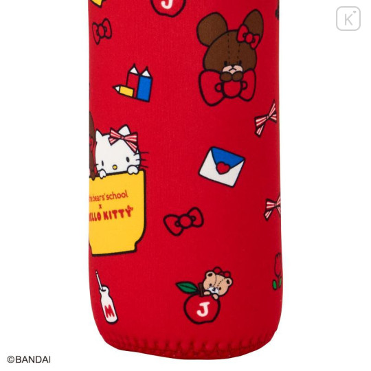 Japan Sanrio × The Bear's School Bottle Cover - Hello Kitty : Red - 4