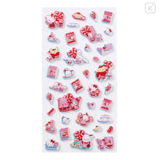 Japan Sanrio Aurora Puffy Sticker - Lollipop - 2