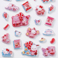 Japan Sanrio Aurora Puffy Sticker - Lollipop - 4
