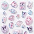 Japan Sanrio Aurora Puffy Sticker - Maid Cafe - 3