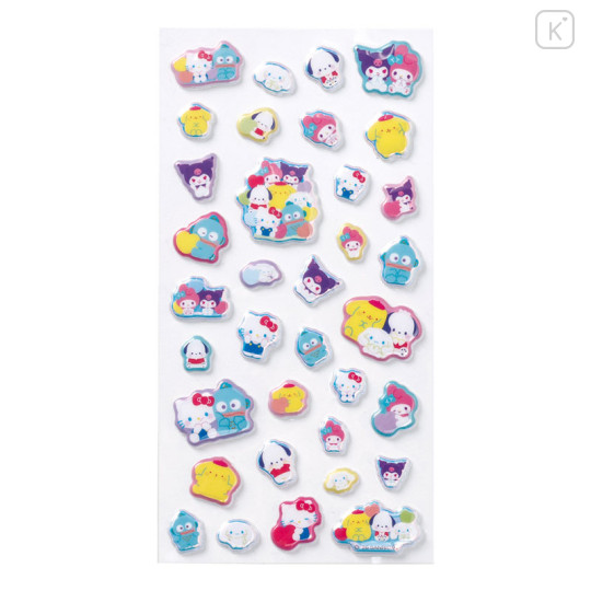 Japan Sanrio Aurora Puffy Sticker - Squishy Squeeze - 2