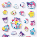 Japan Sanrio Aurora Puffy Sticker - Squishy Squeeze - 3