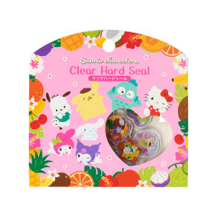 Japan Sanrio Clear Hard Seal - Tropical Fruits