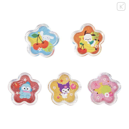Japan Sanrio Clear Hard Seal - Tropical Fruits - 4
