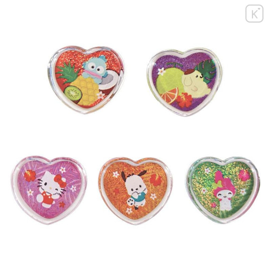 Japan Sanrio Clear Hard Seal - Tropical Fruits - 5
