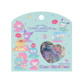 Japan Sanrio Clear Hard Seal - Dinosaur Sparkly Marble Sticker Flakes - 1