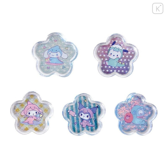 Japan Sanrio Clear Hard Seal - Dinosaur - 4