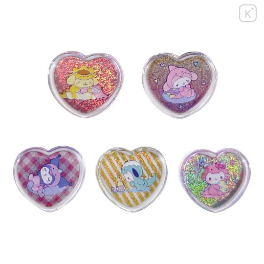 Japan Sanrio Clear Hard Seal - Dinosaur - 5