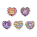 Japan Sanrio Clear Hard Seal - Dinosaur Sparkly Marble Sticker Flakes - 5