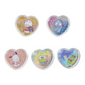 Japan Sanrio Clear Hard Seal - Hapidanbui Sparkly Marble Sticker Flakes - 5