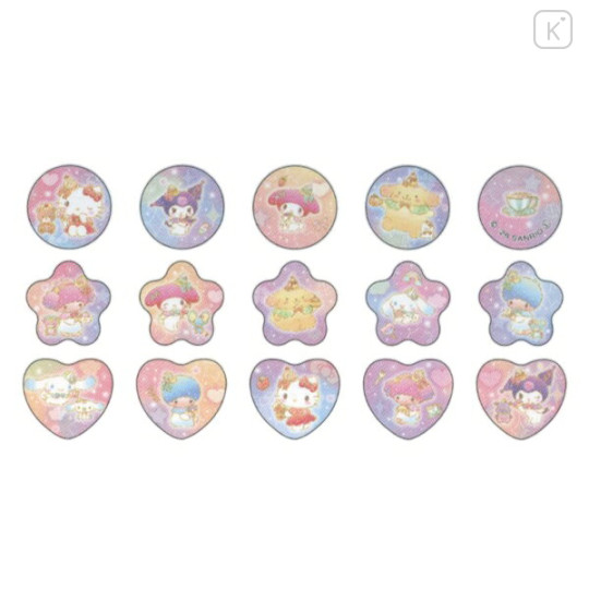 Japan Sanrio Clear Hard Seal - Sparkling Dream Time - 2