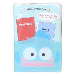 Japan Sanrio Passport Case B7 Book Cover - Hangyodon