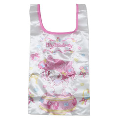 Japan Sanrio Satin Eco Bag with Pouch - My Melody : Jewerly Ivory Pink