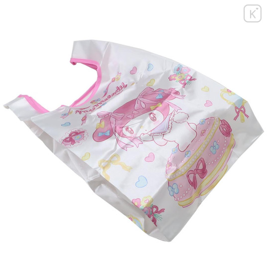 Japan Sanrio Satin Eco Bag with Pouch - My Melody : Jewerly Ivory Pink - 2