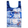 Japan Sanrio Satin Eco Bag with Pouch - Cinnamoroll : Dish Washing Navy - 1