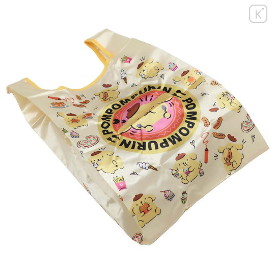Japan Sanrio Satin Eco Bag with Pouch - Pompompurin : Foodie - 2