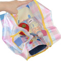 Japan Sanrio Satin Eco Bag with Pouch - Usahana : Gingham Pink Blue - 3