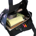 Japan Sanrio Balloon Tote Bag - Kuromi : Queen Chair Black - 3