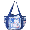Japan Sanrio Balloon Tote Bag - Cinnamoroll : Dish Washing Navy - 1
