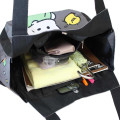Japan Sanrio Balloon Tote Bag - Pochacco & Chick Grey - 3