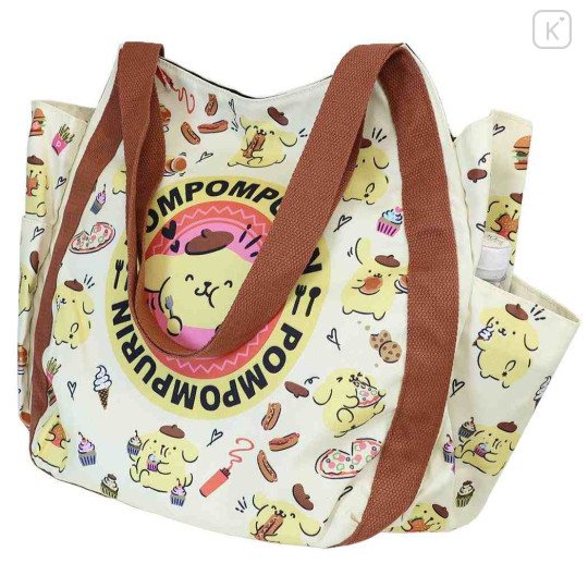 Japan Sanrio Balloon Tote Bag - Pompompurin : Foodie - 2