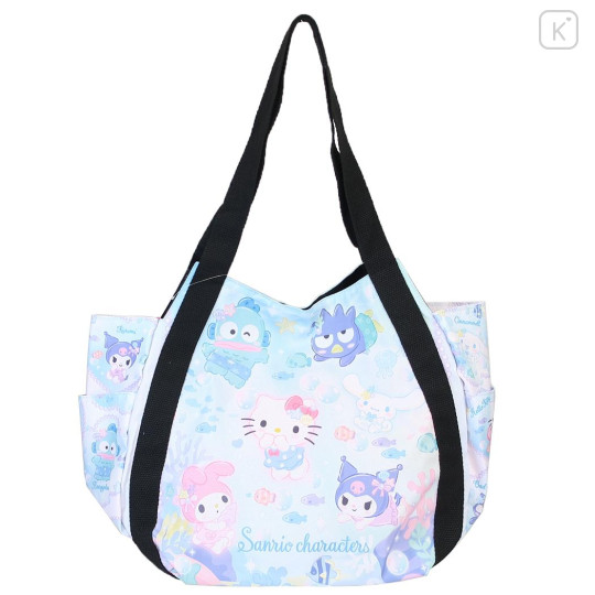 Japan Sanrio Balloon Tote Bag - Characters in the Sea - 1