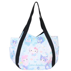 Japan Sanrio Balloon Tote Bag - Characters in the Sea