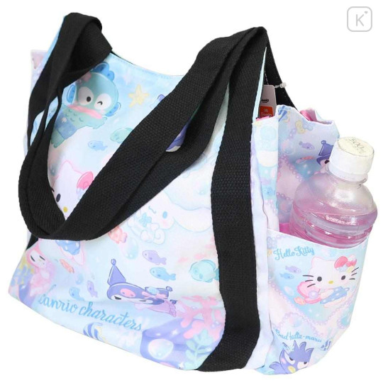 Japan Sanrio Balloon Tote Bag - Characters in the Sea - 2