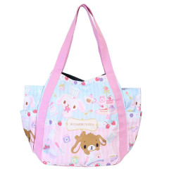 Japan Sanrio Balloon Tote Bag - Sugarbunnies : Blue Pink