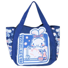 Japan Sanrio Balloon Mini Tote Bag - Cinnamoroll : Dish Washing Navy