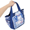 Japan Sanrio Balloon Mini Tote Bag - Cinnamoroll : Dish Washing Navy - 2
