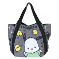 Japan Sanrio Balloon Mini Tote Bag - Pochacco : Chick Grey - 1