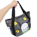 Japan Sanrio Balloon Mini Tote Bag - Pochacco : Chick Grey - 2