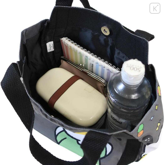 Japan Sanrio Balloon Mini Tote Bag - Pochacco : Chick Grey - 3