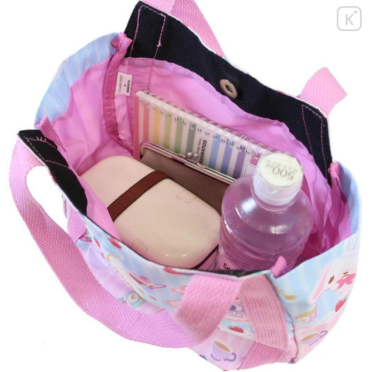 Japan Sanrio Balloon Mini Tote Bag - Sugarbunnies : Blue Pink - 3