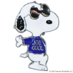Japan Peanuts Metal Magnet - Snoopy : Joe Cool Standing