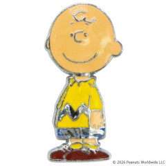 Japan Peanuts Metal Magnet - Charlie Brown Standing