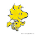 Japan Peanuts Metal Magnet - Woodstock : Flying - 1