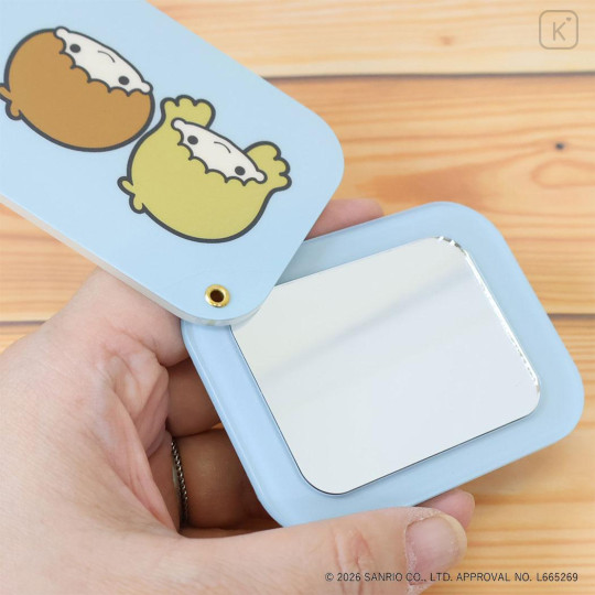 Japan Sanrio Slide Mirror - Little Twin Stars : Blue - 3