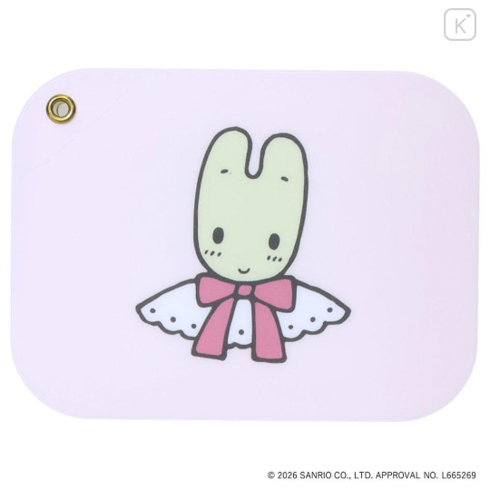 Japan Sanrio Slide Mirror - Marron Cream : Face Pink - 1