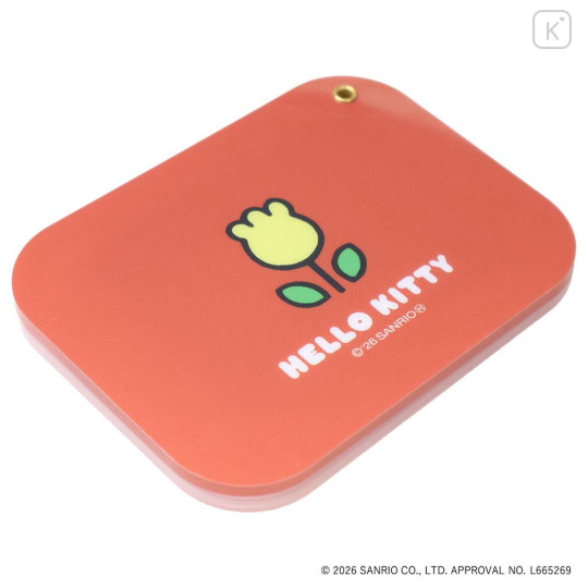 Japan Sanrio Slide Mirror - Hello Kitty : Face Red - 2