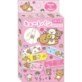 Japan San-X Boxed Adhesive Bandage - Rilakkuma : Yuruyuru Pokapoka - 1