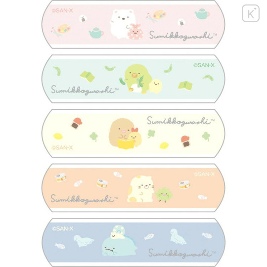 Japan San-X Boxed Adhesive Bandage - Sumikko Gurashi : Sumikko's Favorite Blue - 2