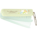 Japan San-X Folding Compact Comb & Brush - Sumikko Gurashi : Sumikko's Favorite Green - 1