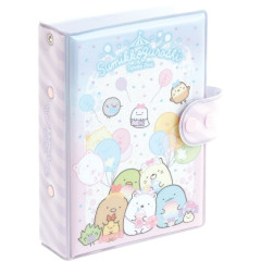 Japan San-X Large Capacity 6-Hole Sticker Binder Organizer - Sumikko Gurashi : Tapioca Park Blue Pink