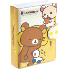 Japan San-X Large Capacity 6-Hole Sticker Binder Organizer - Kiiroitori & Korilakkuma & Rilakkuma : Classic