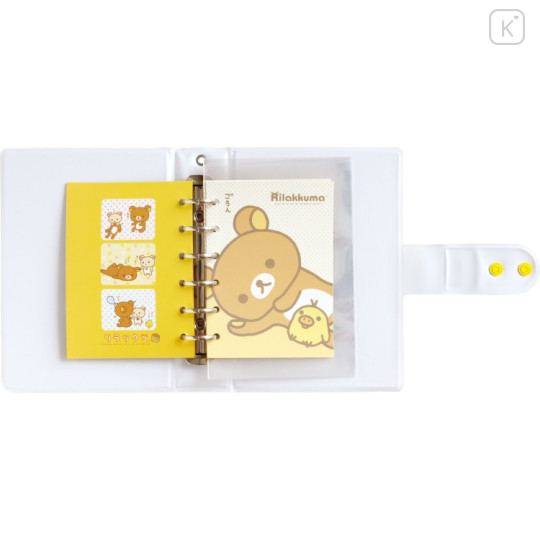 Japan San-X Large Capacity 6-Hole Sticker Binder Organizer - Kiiroitori & Korilakkuma & Rilakkuma : Classic - 2
